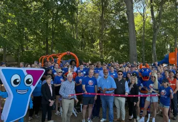 Kaboom & New York Islanders create a play space for the Glen Cove Community.