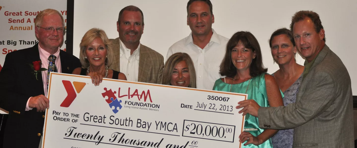 Great South Bay YMCA 2013 Golf Outing Check