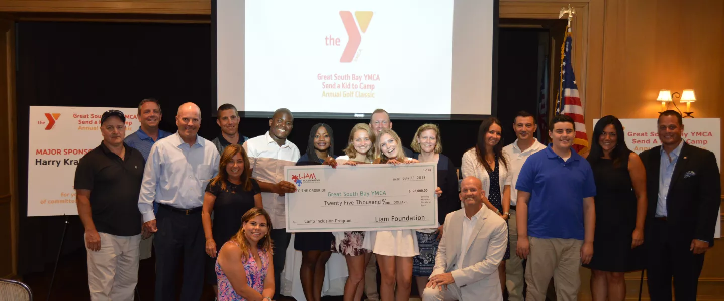 Great South Bay YMCA Golf 2018 Liam Check Presentation