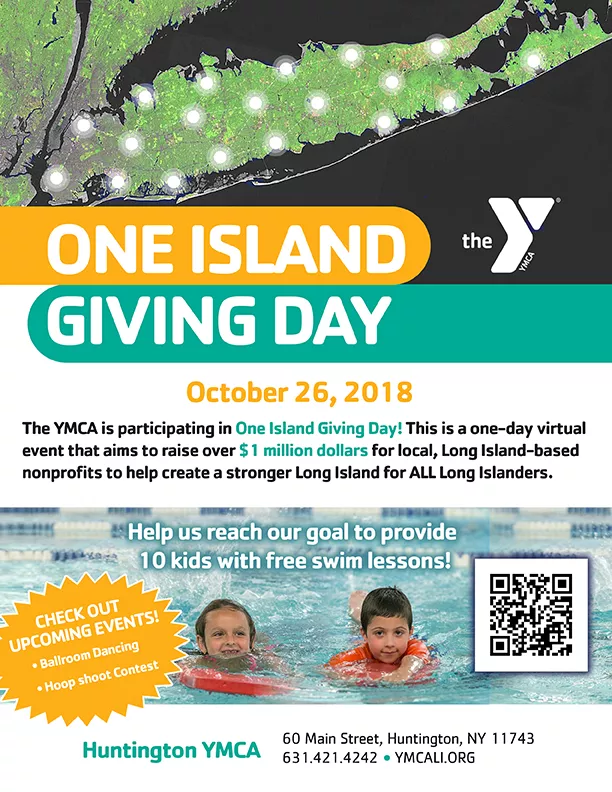 Huntington One Island Giving Flyer