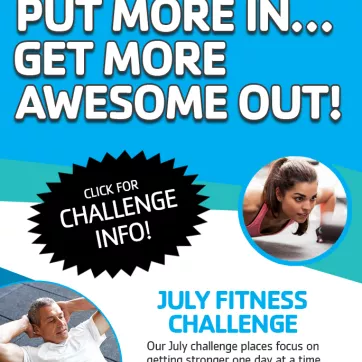 July Fitness Challenge Square