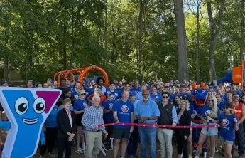 Kaboom & New York Islanders create a play space for the Glen Cove Community.