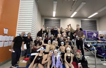 YMCA East Hampton RECenter Hurricane's 1st place champions at the YMCA NYS States Swim Completion